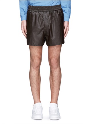 Main View - Click To Enlarge - ACNE STUDIOS - 'Phillip' coated fabric shorts