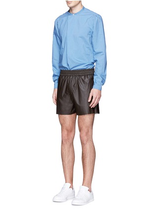 Figure View - Click To Enlarge - ACNE STUDIOS - 'Phillip' coated fabric shorts