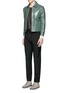 Figure View - Click To Enlarge - ACNE STUDIOS - 'Adrien' coated leather jacket