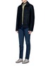 Figure View - Click To Enlarge - ACNE STUDIOS - 'Town Twilight' cropped tapered jeans