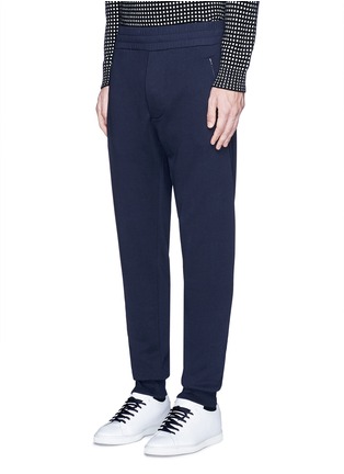 Front View - Click To Enlarge - ACNE STUDIOS - Rib cuff sweatpants