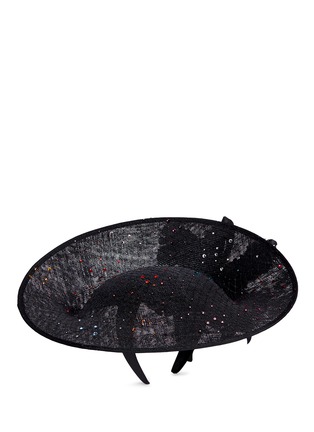 Figure View - Click To Enlarge - PIERS ATKINSON - Swarovski crystal floral appliqué saucer headband