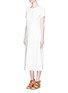 Figure View - Click To Enlarge - THE ROW - 'Statell' stretch cady midi dress
