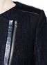 Detail View - Click To Enlarge - SANDRO - Vendredi contrast wool-blend box jacket