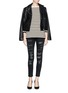 Figure View - Click To Enlarge - EQUIPMENT - 'Lucien' rib knit stripe sweater