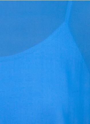 Detail View - Click To Enlarge - VINCE - Silk-blend muscle T-shirt
