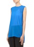 Front View - Click To Enlarge - VINCE - Silk-blend muscle T-shirt