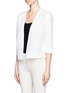 Front View - Click To Enlarge - MO&CO. EDITION 10 - Open front mesh cropped jacket