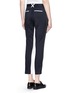 Back View - Click To Enlarge - EACH X OTHER - Contrast trim wool tuxedo pants