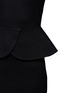 Detail View - Click To Enlarge - ALICE & OLIVIA - Drudry mesh panel peplum dress