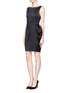 Figure View - Click To Enlarge - ALICE & OLIVIA - Brayden draped dress