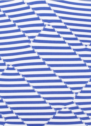 Detail View - Click To Enlarge - JETS - Resonate stripe one-piece swimsuit