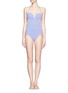 Main View - Click To Enlarge - JETS - Resonate stripe one-piece swimsuit