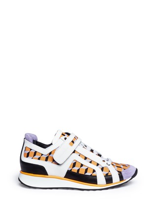 Main View - Click To Enlarge - PIERRE HARDY - Geometric cube sneakers