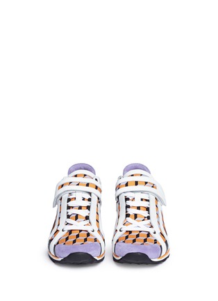 Figure View - Click To Enlarge - PIERRE HARDY - Geometric cube sneakers