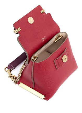 Detail View - Click To Enlarge - CHLOÉ - Clare mini leather crossbody bag
