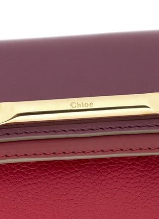 Detail View - Click To Enlarge - CHLOÉ - Clare mini leather crossbody bag