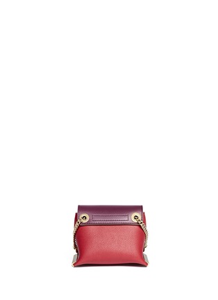 Back View - Click To Enlarge - CHLOÉ - Clare mini leather crossbody bag