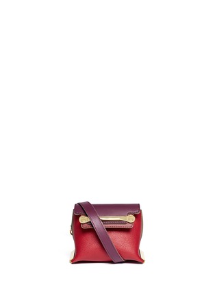Main View - Click To Enlarge - CHLOÉ - Clare mini leather crossbody bag
