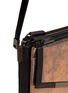 Detail View - Click To Enlarge - TIME'S ARROW - Mini Trilogy foil print leather bag 