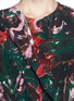 Detail View - Click To Enlarge - MSGM - Abstract swirl silk top