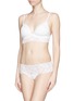 Figure View - Click To Enlarge - COSABELLA - 'Never Say Never - Soire Softie' soft padded lace bra