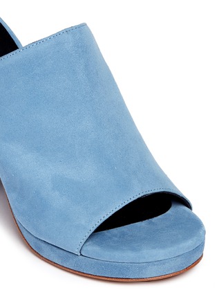 Detail View - Click To Enlarge - CLERGERIE - 'Abrice' suede mules