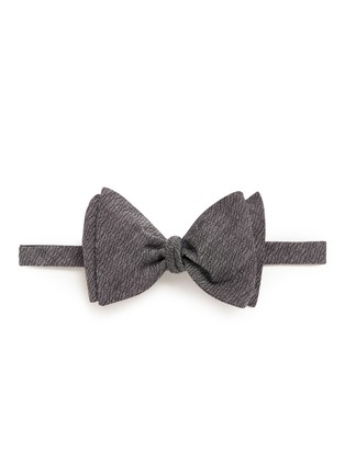 Main View - Click To Enlarge - THE BOW TIE - 'HKG3' zigzag print bow tie