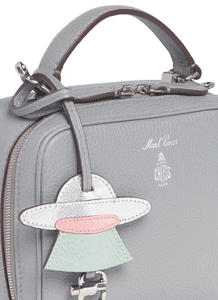 Detail View - Click To Enlarge - MARK CROSS - 'Baby Laura' UFO leather box bag