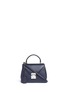 Main View - Click To Enlarge - MARK CROSS - 'Hadley Baby Flap' pebbled leather crossbody bag