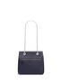 Detail View - Click To Enlarge - MARK CROSS - 'Francis Chain Flap' pebbled leather shoulder bag
