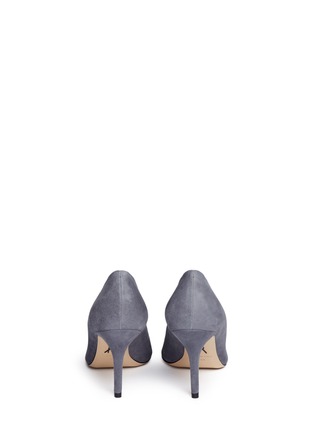 Back View - Click To Enlarge - PAUL ANDREW - 'Kimura' wavy topline suede pumps
