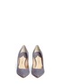 Front View - Click To Enlarge - PAUL ANDREW - 'Kimura' wavy topline suede pumps