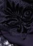 Detail View - Click To Enlarge - JANAVI - Velvet floral lace trim cashmere scarf