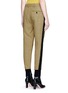 Back View - Click To Enlarge - 3.1 PHILLIP LIM - Knit trim houndstooth wool jogging pants