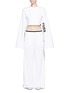 Main View - Click To Enlarge - FENTY PUMA BY RIHANNA - Kimono long sleeve cropped fleece T-shirt