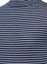 Detail View - Click To Enlarge - CAMOSHITA - Stripe wool-cashmere knit turtleneck sweater
