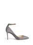 Main View - Click To Enlarge - JIMMY CHOO - 'Lucy' glitter lamé d'Orsay pumps