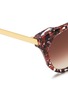 Detail View - Click To Enlarge - THIERRY LASRY - 'Softly' pearlescent shell effect acetate sunglasses
