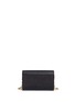Back View - Click To Enlarge - TORY BURCH - Robinson' saffiano leather chain wallet
