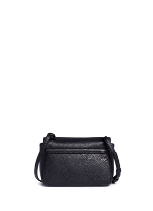 Back View - Click To Enlarge - TORY BURCH - Thea Mini' pebbled leather crossbody tassel bag