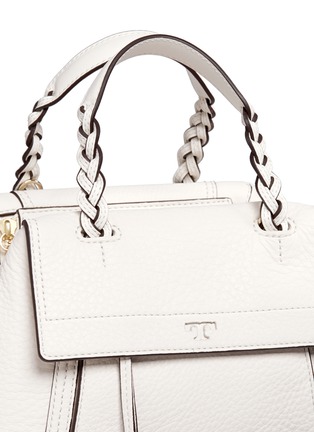 Detail View - Click To Enlarge - TORY BURCH - 'Half-moon' small leather satchel