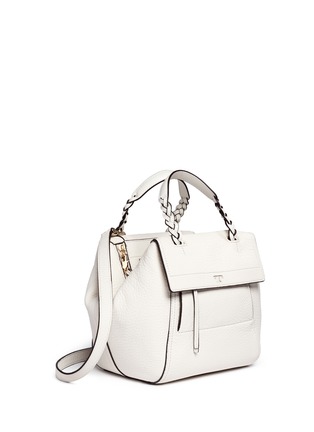 Front View - Click To Enlarge - TORY BURCH - 'Half-moon' small leather satchel