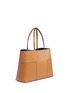 Front View - Click To Enlarge - TORY BURCH - 'Block-T' leather tote