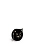 Front View - Click To Enlarge - CHARLOTTE OLYMPIA - 'Pussycat Purse' velvet crossbody bag