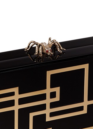 Detail View - Click To Enlarge - CHARLOTTE OLYMPIA - 'Geometric Pandora' Perspex clutch