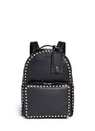 Main View - Click To Enlarge - VALENTINO GARAVANI - 'Rockstud' leather backpack