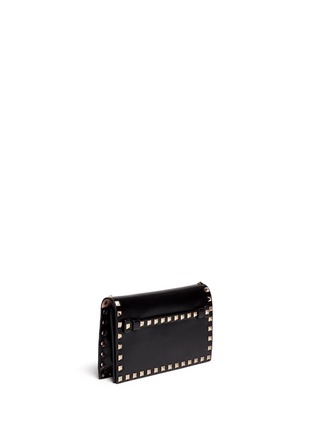 Figure View - Click To Enlarge - VALENTINO GARAVANI - 'Rockstud' small leather flap clutch