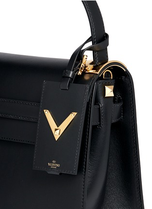 Detail View - Click To Enlarge - VALENTINO GARAVANI - 'My Rockstud' top handle leather bag