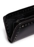 Detail View - Click To Enlarge - VALENTINO GARAVANI - 'Rockstud Noir' leather continental wallet